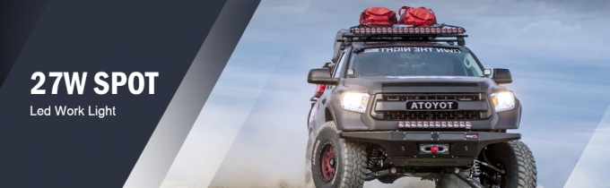 27W Off Road llevado punto enciende la luz de niebla de conducción brillante estupenda para el camión SUV 0