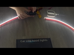 DIY car Hood Flexible Led Strip luz 12V Blanco de día luces de funcionamiento Decoración luz de fondo Aut largo
