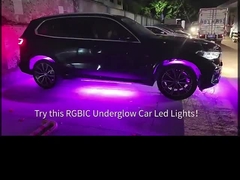 APP/Remote Control Car Underflow Light Kit RGB Bajo la carrocería Bajo la carrocería Atmosfera del automóvil Flexible bajo Glo