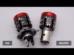 Super Bright Motorcycle Headlight H4 BA20D LED de luz baja/alta luz del ojo del ángel luz del ojo del diablo para