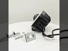 4x4 Lámpara de trabajo fuera de carretera LED faros de niebla Luz de conducción 12-80V 4 pulgadas 30W ojos de ángulo Motocicleta doble