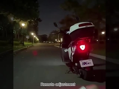 Luces de la atmósfera del interior del automóvil