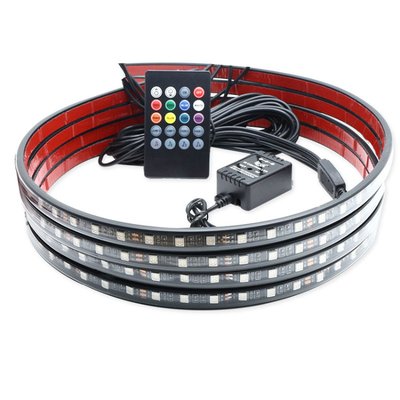 comprar La linterna colorida del coche del ambiente del control de la voz llevó la tira RF decorativo Rgb 5050 online manufacture