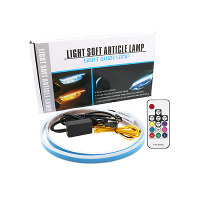 comprar La tira de tubo llevada linterna impermeable de 5050 coches/la cola llevada enciende tiras los 45cm los 60cm online manufacture