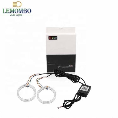 comprar El interior del coche de los anillos del halo de DRL RGB llevó las luces ambiente CCFL Angel Devil Eyes 80m m 95m m 105m m 110m m online manufacture
