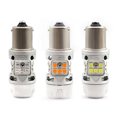 comprar T3 Error Libre 1156 BA15S BAU15S Bombilla 12V 24W Blanco Ámbar Rojo Coche Motocicleta LED Luces de Señal de Giro con Cerámica online manufacture