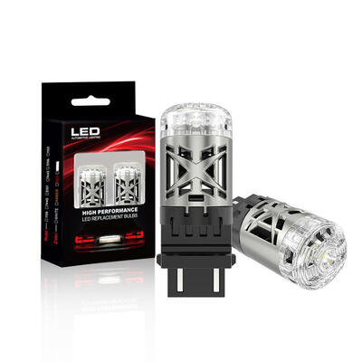 comprar Bombillas LED para coche 3157 más nuevas e innovadoras, 3156 BA15S 1600LM 12V 24V para freno de coche, señal de parada, marcha atrás con chip 7035 online manufacture