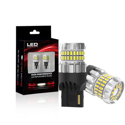 comprar Tamaño halógeno Sin polaridad 850LM 8W G15 LED Luces de señal de giro 7440 W21W 3156 1156 Luces de marcha atrás para coche LED Bombilla pequeña online manufacture
