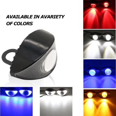 Linternas de encargo Hawk Eye Lights 10SMD de la motocicleta LED de 300LM 6000K