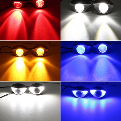 Linternas de encargo Hawk Eye Lights 10SMD de la motocicleta LED de 300LM 6000K