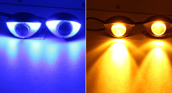 Linternas de encargo Hawk Eye Lights 10SMD de la motocicleta LED de 300LM 6000K