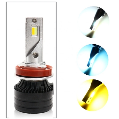 Lámpara modificada A automotriz del foglight 12-36V del faro LED de la cabeza del coche de las linternas tricolores de la luz LED H11