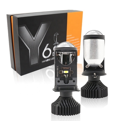 La lámpara delantera de la niebla del faro del coche de la linterna de la motocicleta LED de las linternas H4 YD6 6000K del coche modificó el bulbo 12V del LED