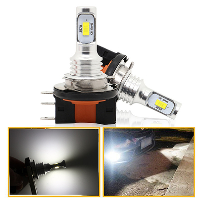 Linternas automotrices de los bulbos de halógeno de la linterna DRL de Luces Para Carros H15 LED