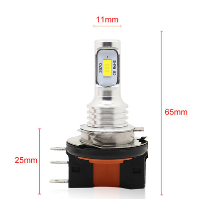 Linternas automotrices de los bulbos de halógeno de la linterna DRL de Luces Para Carros H15 LED