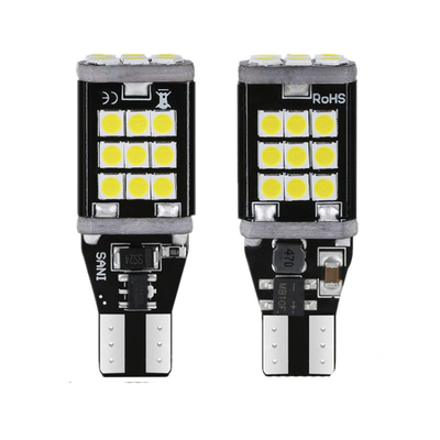 Freno sin error automotriz de Canbus de las señales de vuelta del ODM 3030 T15 LED que invierte para los coches