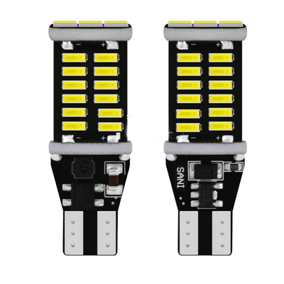 Bombilla automotriz de señal del coche de Luz 12V de las señales de vuelta de T15 4014 Canbus LED