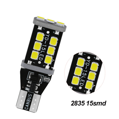 W6W WY16W 15 SMD que la linterna automotriz 2835 del LED para el coche ligero T15 llevó la luz