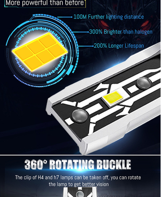 Linterna automotriz H4 H7 H11 9005 del OEM LED 9006 9004 9007 9012 bulbos de las linternas del coche LED de H1 880 H13 H3