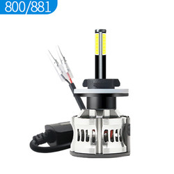 8 linterna automotriz 6000K 360 Canbus de los lados H1 H3 H4 H7 9005 9006 LED