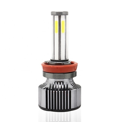 La MAZORCA 6 cara los bulbos H1 H3 H4 H7 9005 9006 de las linternas del coche de 360 grados LED N6