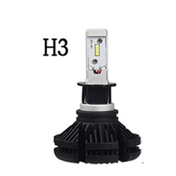 Luz de niebla Fanless LED de la linterna automotriz de X3 H4 H7 H11 9005 9006