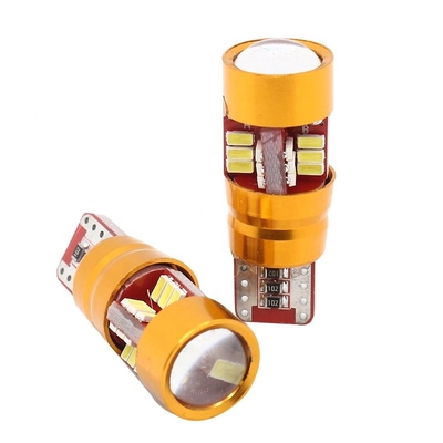 bombillas del coche 27SMD de 12V Canbus T10 3014 LED para la bóveda de los camiones que lee la luz de la reserva que parquea