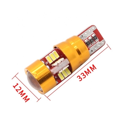 bombillas del coche 27SMD de 12V Canbus T10 3014 LED para la bóveda de los camiones que lee la luz de la reserva que parquea