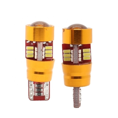 bombillas del coche 27SMD de 12V Canbus T10 3014 LED para la bóveda de los camiones que lee la luz de la reserva que parquea