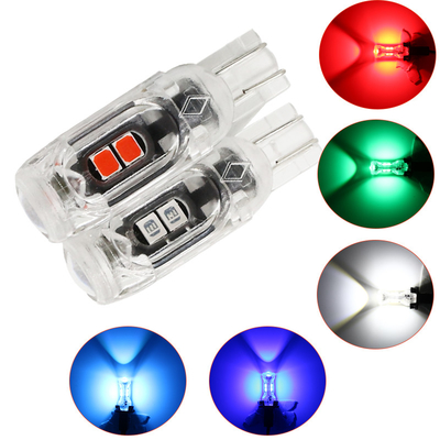 Coche automotriz Sidelamp de la luz de la placa de las bombillas T10 3030 5SMD Canbus del alto brillo LED del LED