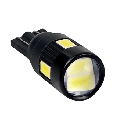 6 SMD bulbos llevados Nonpolarity de la luz pilota del coche de T10 5630 modificaron el bulbo DC 12V del LED