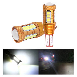 luces de freno reversas blancas automotrices ligeras interiores de las bombillas del Cree 12v 4014 32smd T10 Canbus LED