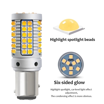 23w Canbus 1156 3030 brillo de las luces de señal de vuelta del coche 69smd alto P21w Ba15s 1156