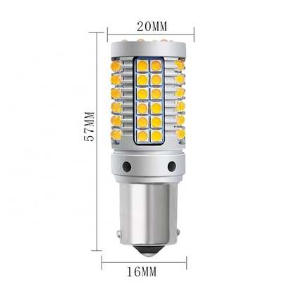 23w Canbus 1156 3030 brillo de las luces de señal de vuelta del coche 69smd alto P21w Ba15s 1156