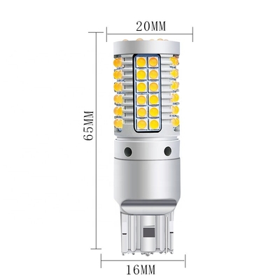 el auto de 69smd Ba15s llevó las luces de señal de vuelta 23w Canbus 7440 3030