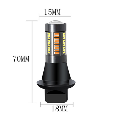 Las luces de señal de vuelta del freno de T20 CANUBS LED 7440 4014 66SMD llevaron luces corrientes diurnas