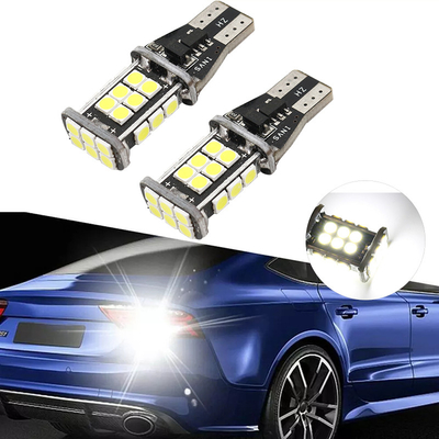 La linterna 12V de T15 3030 24SMD Canbus LED destaca la inversión de la luz de la esquina del coche