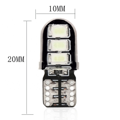 El marcador llevado coche del lado del coche de la anchura T10 enciende 2835 6smd DC12V 194 W5W