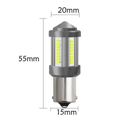 7440 luces de señal de vuelta del freno del LED 1156 BA15S BAY15S 2016 40SMD ningún error Drl 12 V el despertador