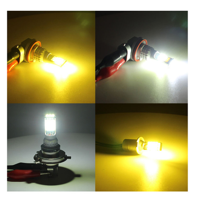 Luces de niebla universales del automóvil del poder más elevado H11 ligero bicolor 9006 881 H3 H8 H7 3030