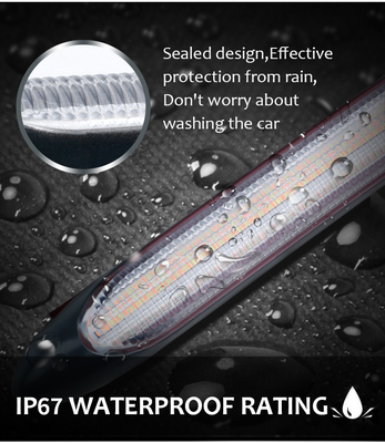 El fluir secuencial corriente diurno de las luces LED del vehículo universal de la prenda impermeable explora 2835 34.5CM