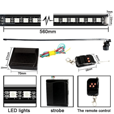 Prenda impermeable SMD5050 Kitt Car Light Bar With de DC12V teledirigida