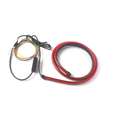 El tercero rojo flexible de la tira de tubo de la linterna LED del coche que destella frena el alto soporte ligero de la cola posterior