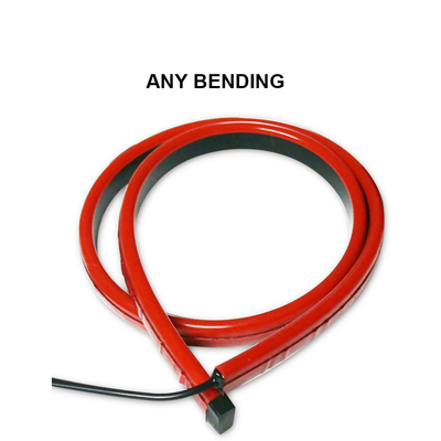 El tercero rojo flexible de la tira de tubo de la linterna LED del coche que destella frena el alto soporte ligero de la cola posterior