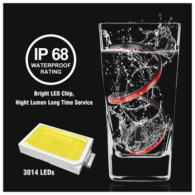 El tercero rojo flexible de la tira de tubo de la linterna LED del coche que destella frena el alto soporte ligero de la cola posterior