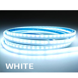 luces impermeables flexibles DRL de la guía del flujo del freno de la señal de vuelta de la tira de tubo de la linterna LED del coche de 2pcs 12V