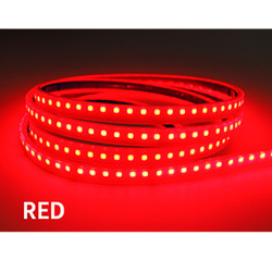 luces impermeables flexibles DRL de la guía del flujo del freno de la señal de vuelta de la tira de tubo de la linterna LED del coche de 2pcs 12V