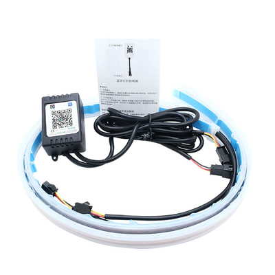 Control diurno auto DRL del RGB APP de las luces corrientes de la montaña rusa de neón de la prenda impermeable 12 voltios
