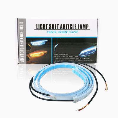 Color doble 300m m de la tira de tubo de la linterna LED del coche de la emergencia 450m m 600m m