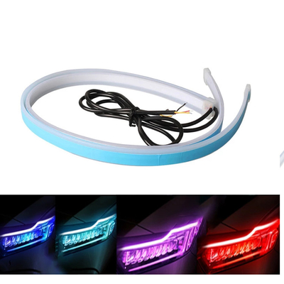 Color doble 300m m de la tira de tubo de la linterna LED del coche de la emergencia 450m m 600m m